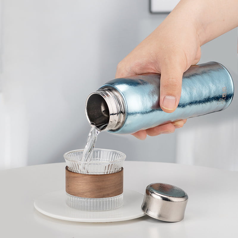 Frasco de té al vacío de titanio puro Tianmei Frasco de té al vacío de titanio puro Tianmei
