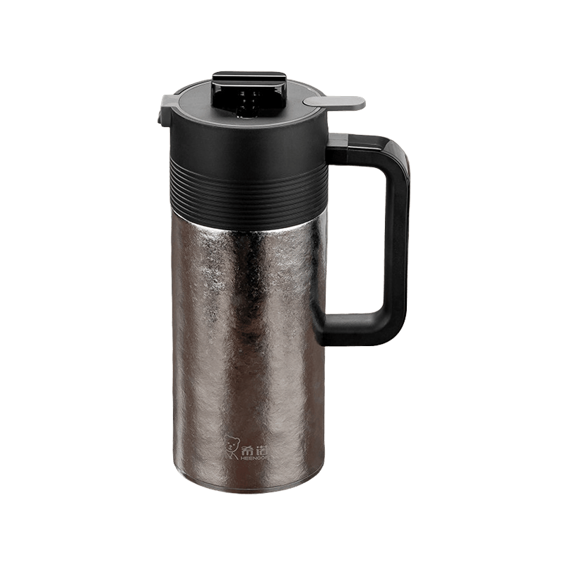 Olla de titanio puro con infusor de separación de té