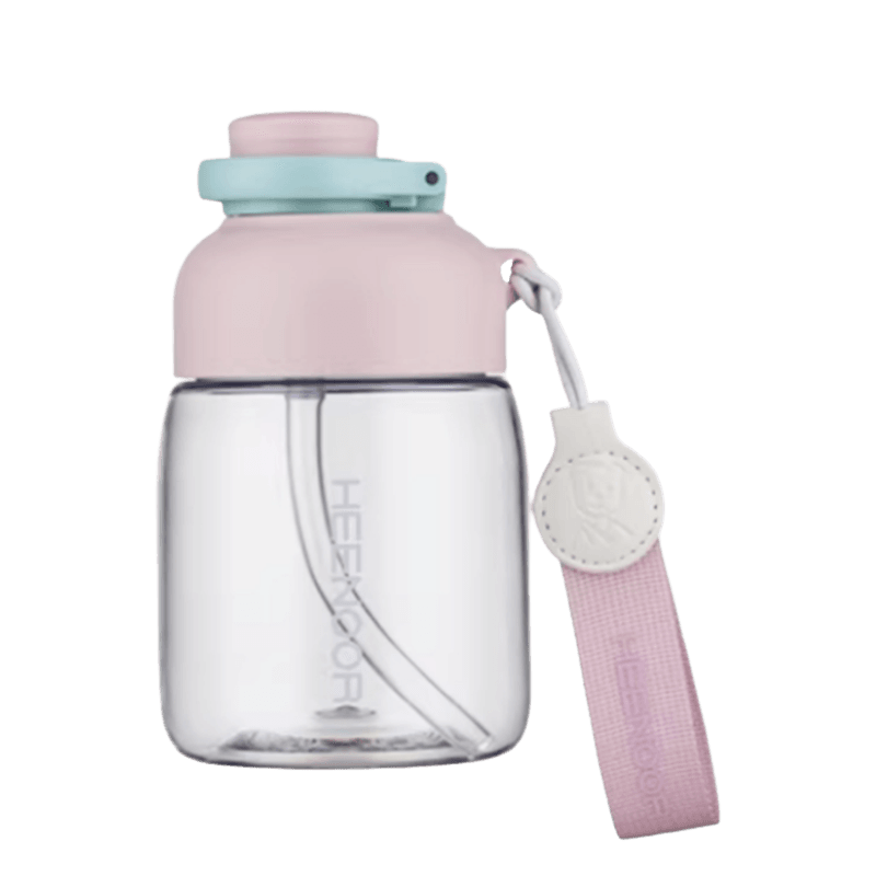 Botella de plástico de paja deportiva Tritan