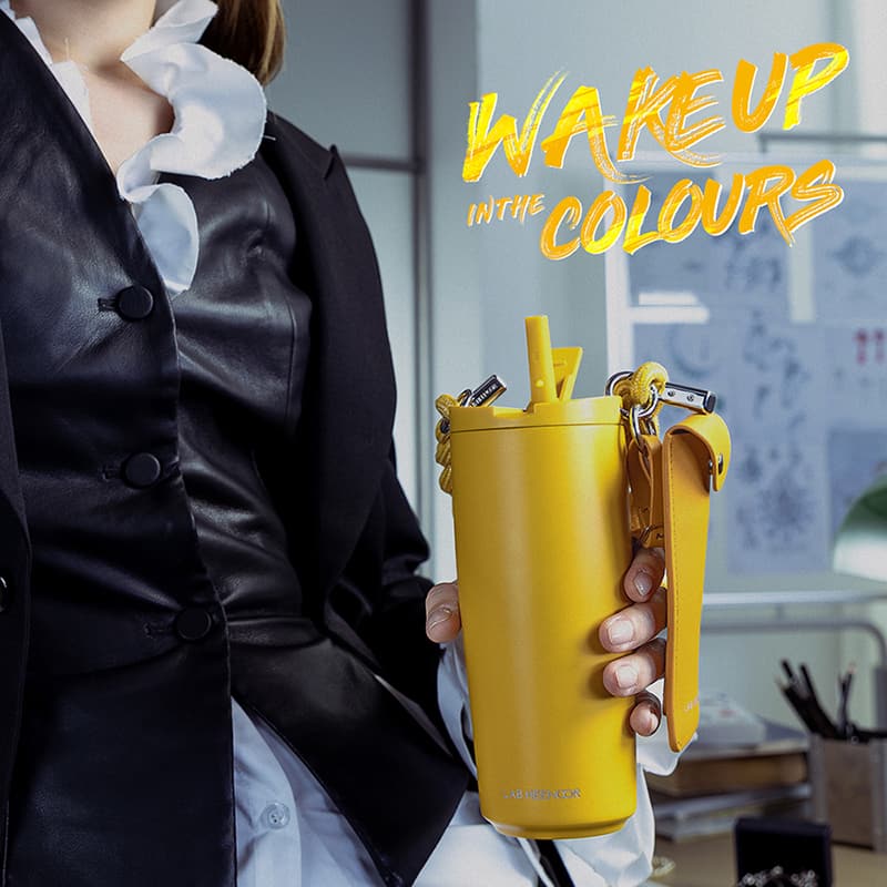 Matraz de vacío para café con pintura LAB Heenoor