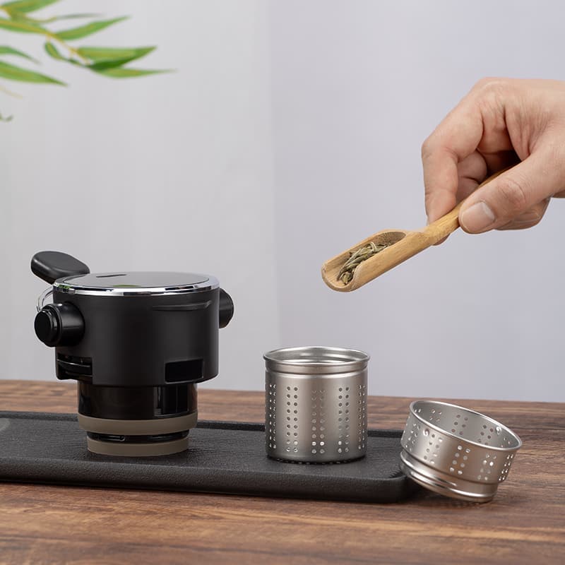 Hervidor de vacío de té inteligente de acero inoxidable Hervidor de vacío de té inteligente de acero inoxidable