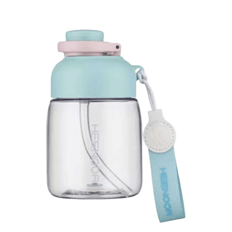 Botella de plástico de paja deportiva Tritan